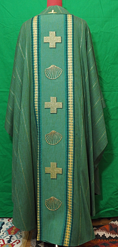 Kreuz Muschelkasel hinten